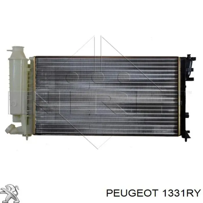 1331RY Peugeot/Citroen радіатор охолодження двигуна