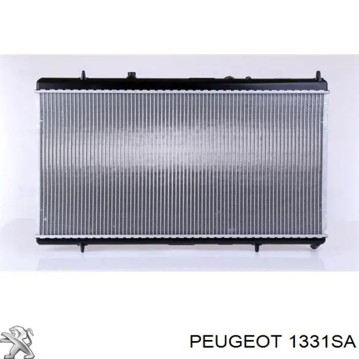 1331SA Peugeot/Citroen радіатор охолодження двигуна