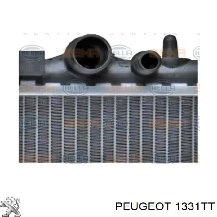 1331TT Peugeot/Citroen радіатор охолодження двигуна