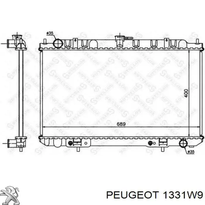 Радіатор основний Peugeot/Citroen 1331W9 ціна, від 86.35 USD