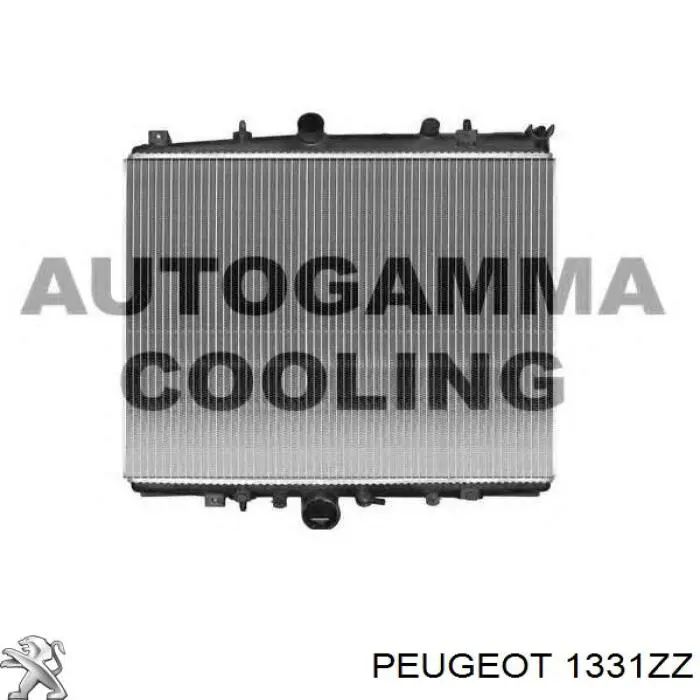 1331ZZ Peugeot/Citroen радіатор охолодження двигуна