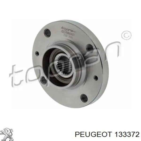 133372 Peugeot/Citroen радіатор охолодження двигуна