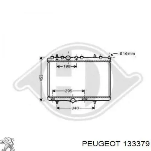Радіатор основний Peugeot/Citroen 133379 ціна, від 56.50 USD