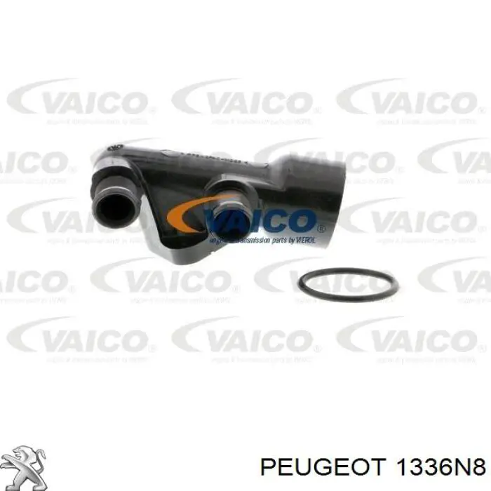 Фланець системи охолодження (трійник) 1336N8 Peugeot/Citroen