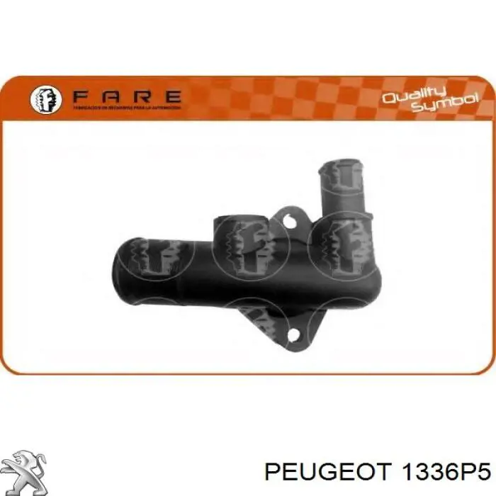 Купити 1336P5 Peugeot/Citroen Фланець системи охолодження (трійник)