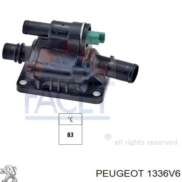 Автомобільний термостат Peugeot/Citroen 1336V6 ціна, від 32.23 USD
