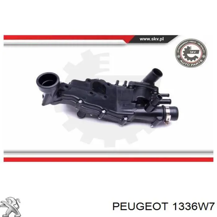 Купити 1336W7 Peugeot/Citroen Корпус термостата