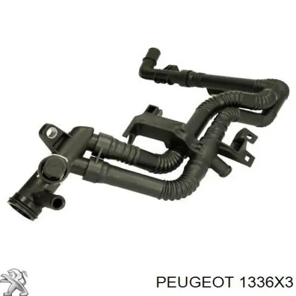 1336X3 Peugeot/Citroen шланг/патрубок водяного насосу, приймальний