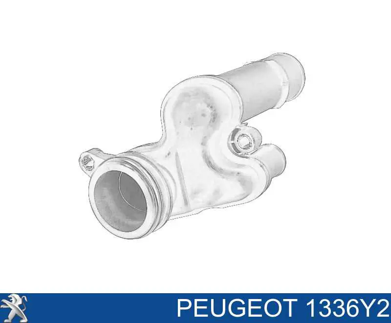 Купити 1336Y2 Peugeot/Citroen Фланець системи охолодження (трійник)