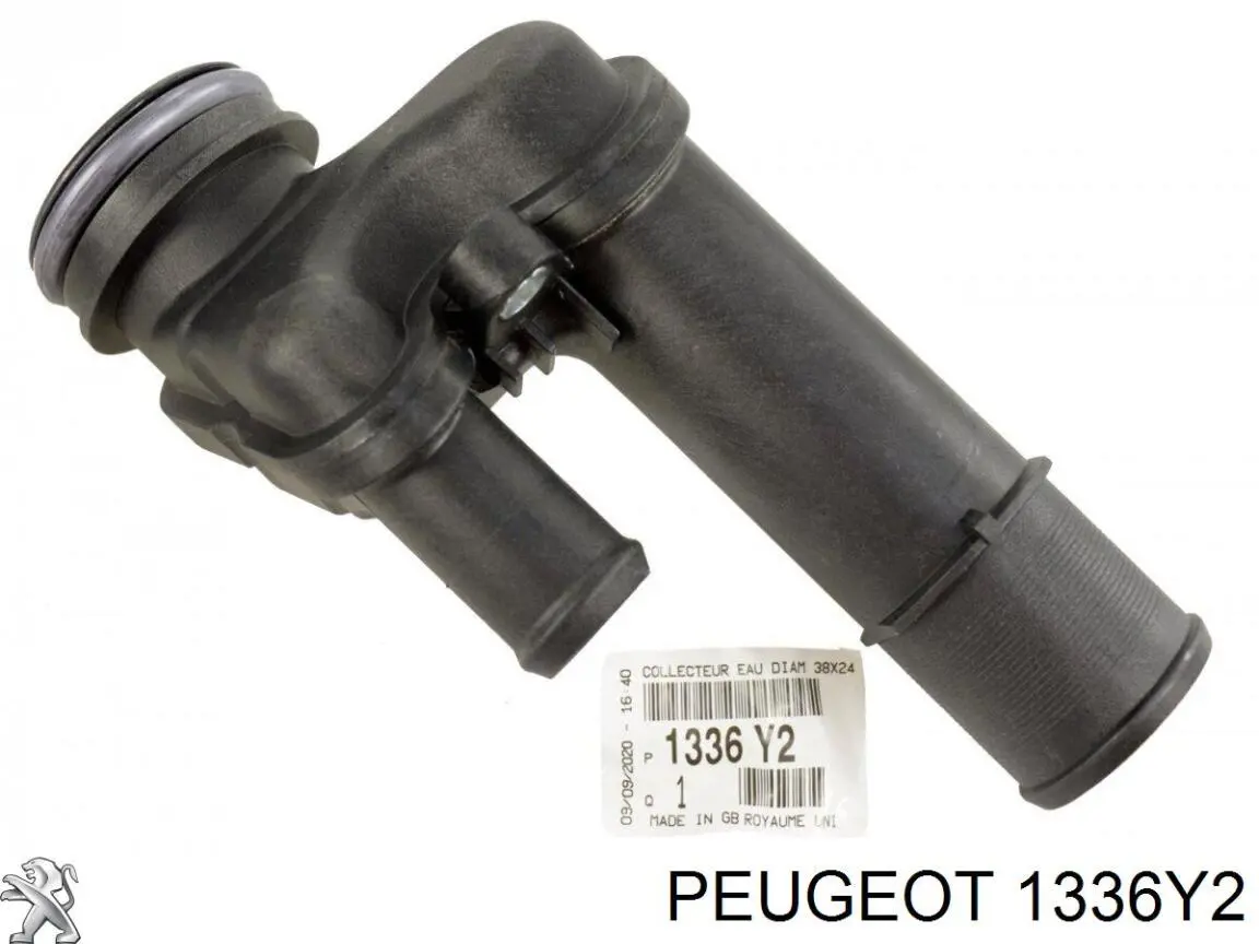 Фланець системи охолодження (трійник) Peugeot/Citroen 1336Y2 ціна, від 45.56 USD