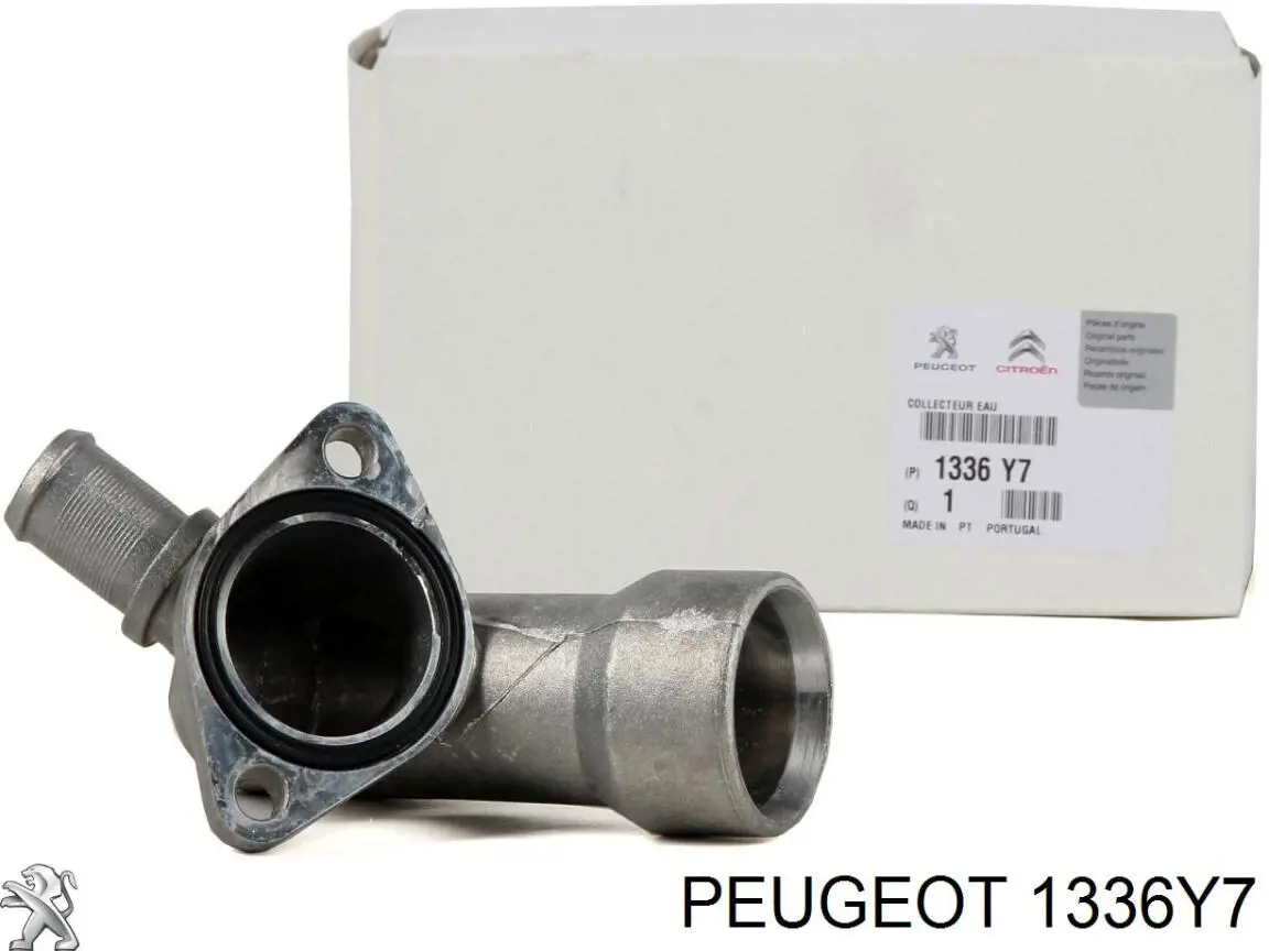 Фланець системи охолодження (трійник) Peugeot/Citroen 1336Y7 ціна, від 12.99 USD