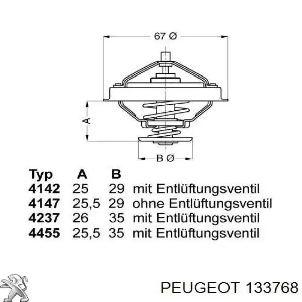  133768 Peugeot/Citroen