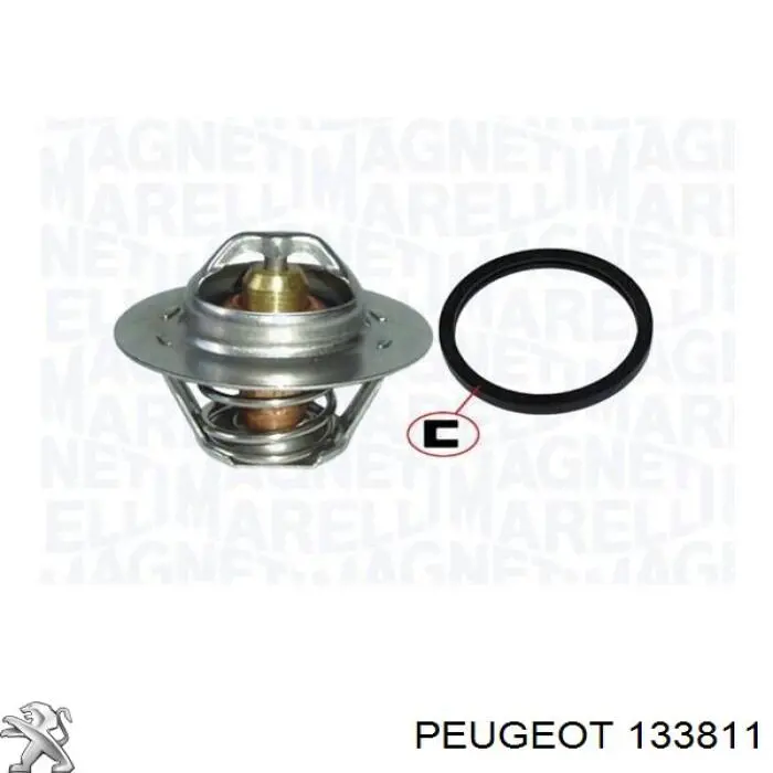 133811 Peugeot/Citroen термостат