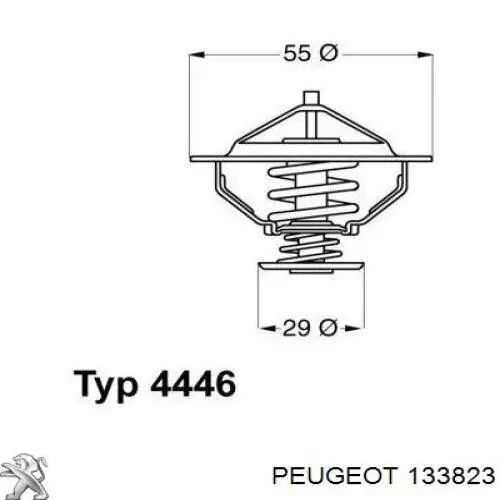 Купити 133823 Peugeot/Citroen Термостат в корпусі