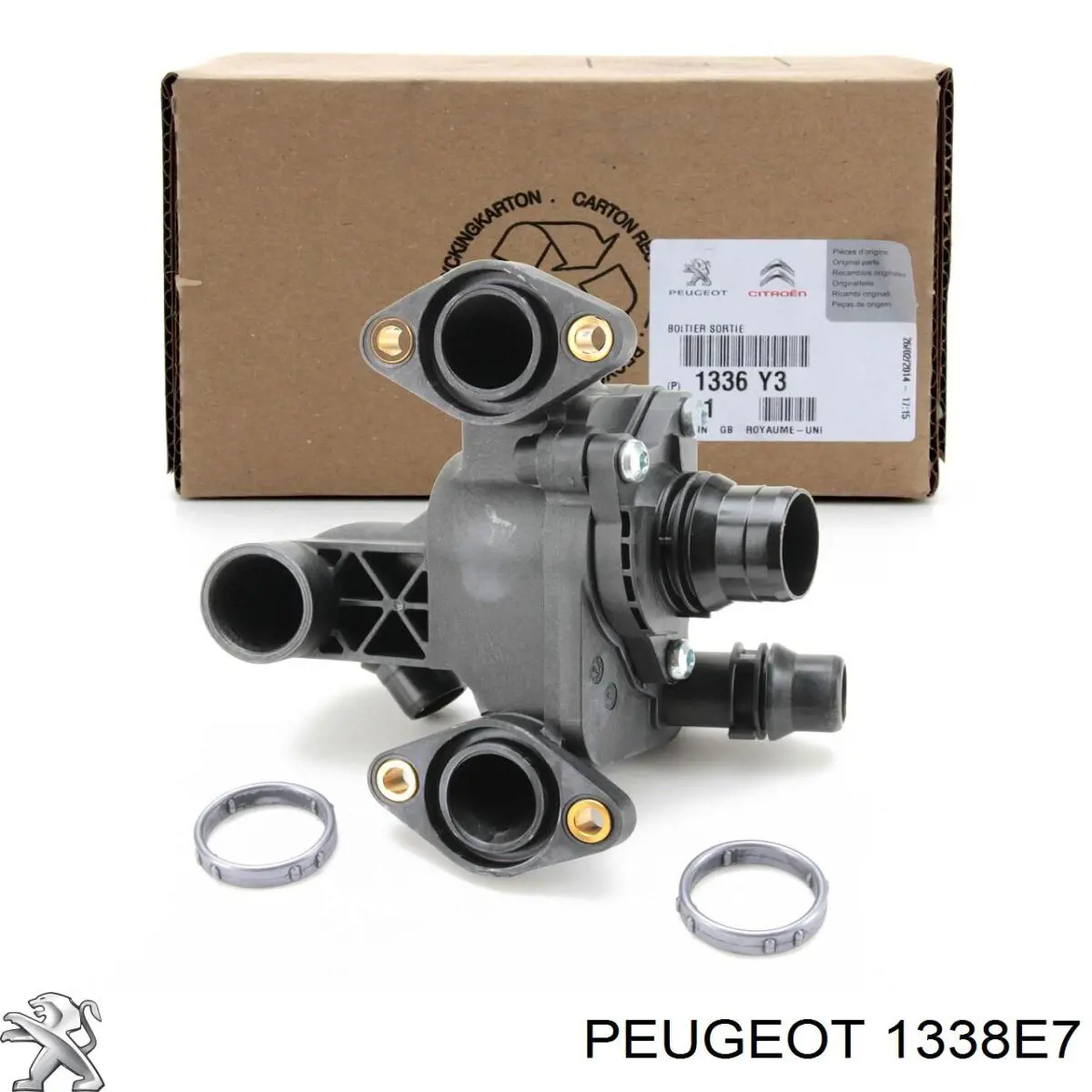 Купити 1338E7 Peugeot/Citroen Термостат в корпусі