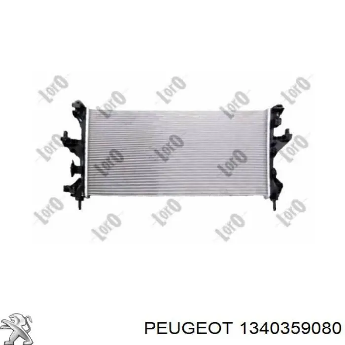 1340359080 Peugeot/Citroen Радіатор охолодження двигуна