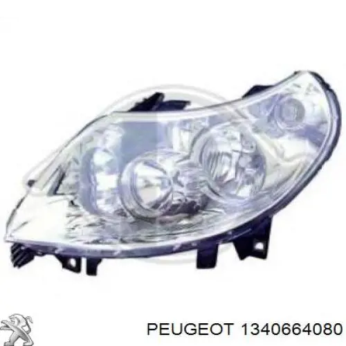 Фара ліва 1340664080 Peugeot/Citroen