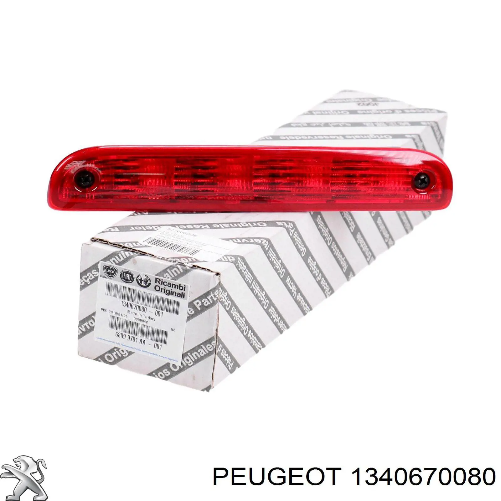 1340670080 Peugeot/Citroen стоп-сигнал заднього скла