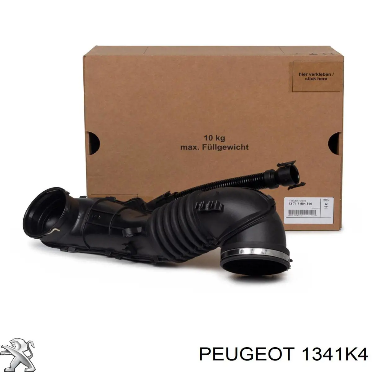Купити 1341K4 Peugeot/Citroen Шланг/патрубок рідинного охолодження турбіни, подача