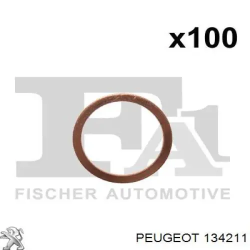 Купити 134211 Peugeot/Citroen Прокладка (кільце) шланга охолодження турбіни, подачі