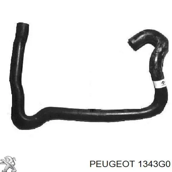 Шланг/патрубок радіатора охолодження, нижній Peugeot/Citroen 1343G0 ціна, від 29.40 USD