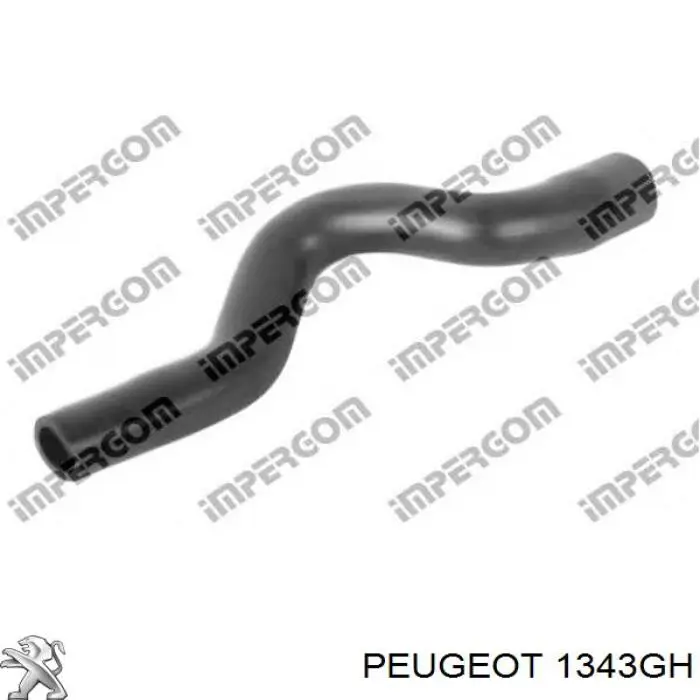 Купити 1343GH Peugeot/Citroen Шланг/патрубок радіатора охолодження, верхній