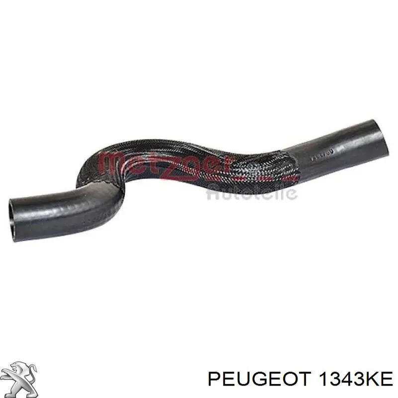 1343KE Peugeot/Citroen шланг/патрубок радіатора охолодження, верхній
