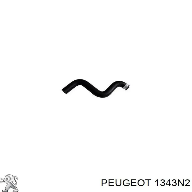 Шланг/патрубок радіатора охолодження, верхній Peugeot/Citroen 1343N2 ціна, від 19.76 USD