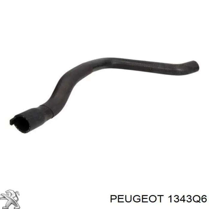 1343Q6 Peugeot/Citroen шланг/патрубок радіатора охолодження, верхній