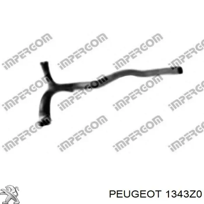 Шланг/патрубок радіатора охолодження, нижній Peugeot/Citroen 1343Z0 ціна, від 48.99 USD