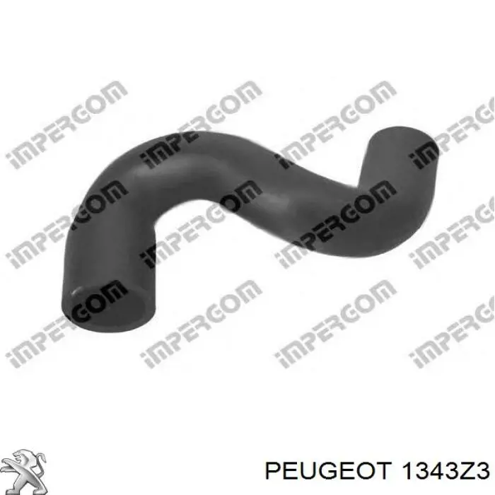 1343Z3 Peugeot/Citroen Патрубок системи охолодження