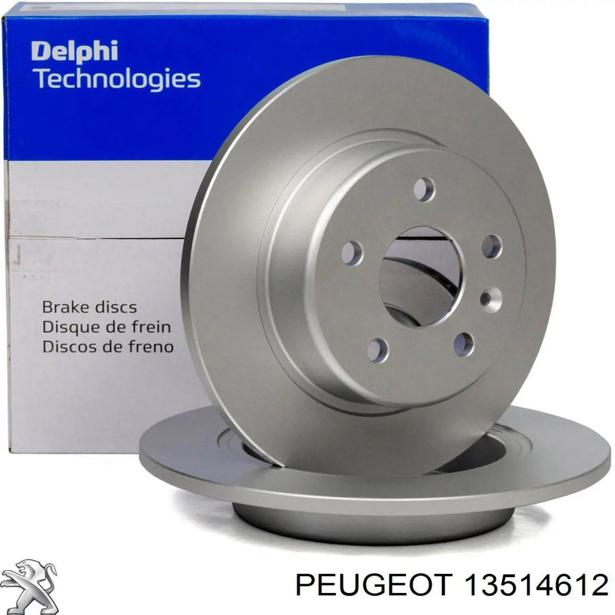 13514612 Peugeot/Citroen диск гальмівний задній