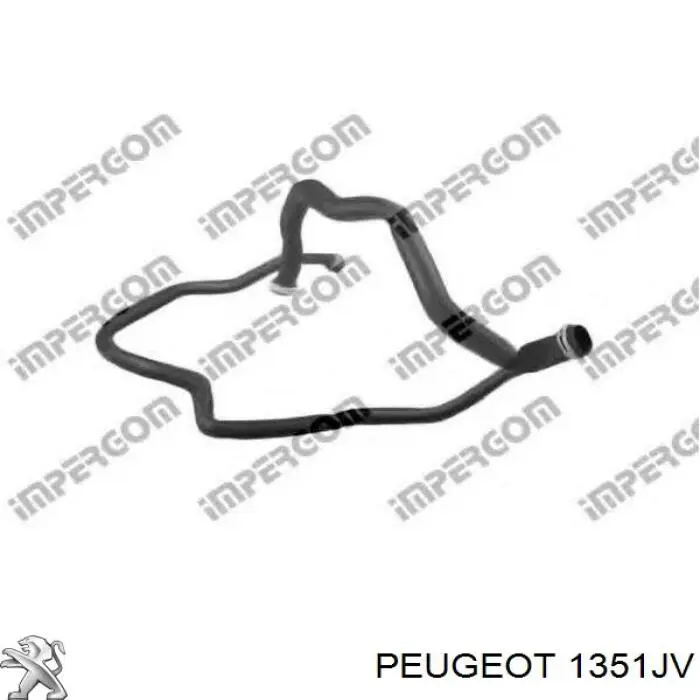 Шланг/патрубок радіатора охолодження, нижній Peugeot/Citroen 1351JV ціна, від 16.84 USD