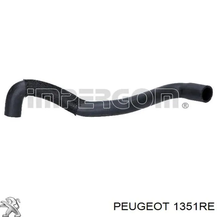 Шланг/патрубок радіатора охолодження, нижній Peugeot/Citroen 1351RE ціна, від 8.87 USD