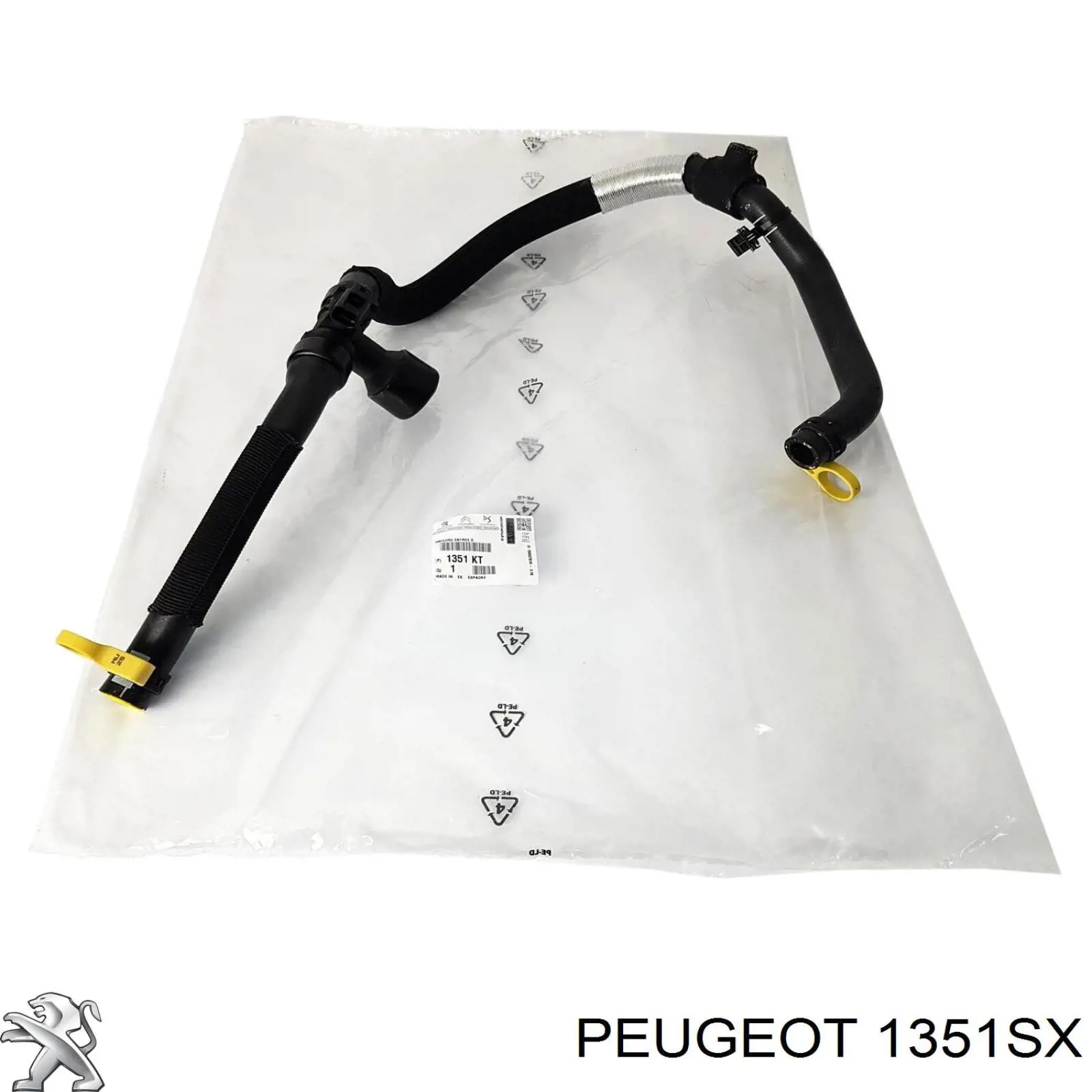 Шланг/патрубок радіатора охолодження, нижній Peugeot/Citroen 1351SX ціна, від 66.95 USD