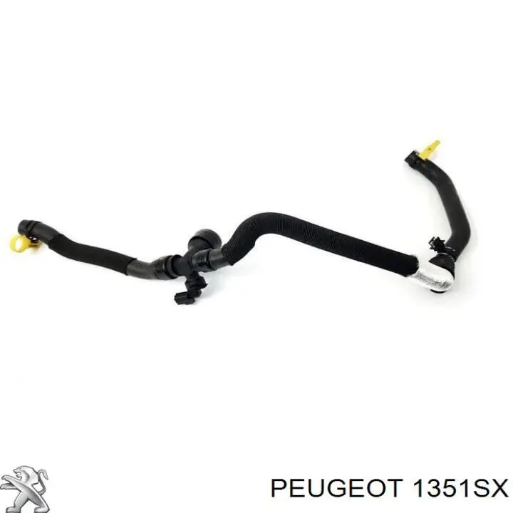 1351SX Peugeot/Citroen Шланг/патрубок радіатора охолодження, нижній