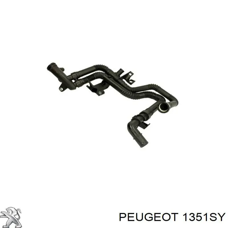Шланг/патрубок радіатора охолодження, верхній Peugeot/Citroen 1351SY ціна, від 10.24 USD