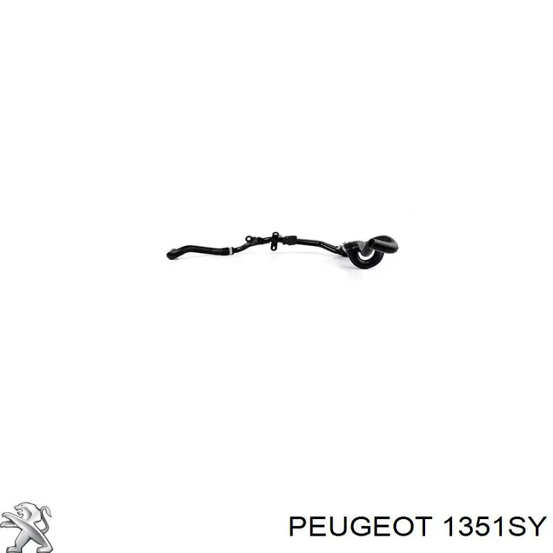 Купити 1351SY Peugeot/Citroen Шланг/патрубок радіатора охолодження, верхній