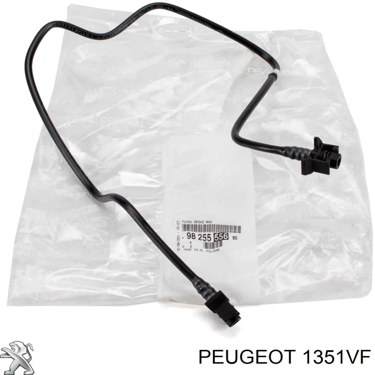Купити 1351VF Peugeot/Citroen Шланг (патрубок) термостата