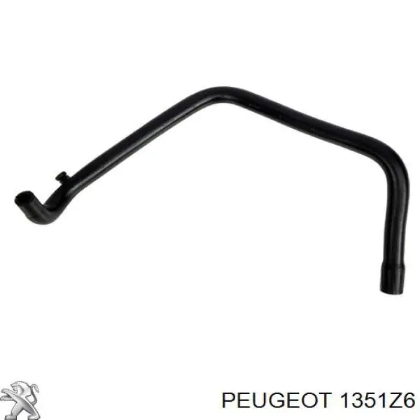 Шланг/патрубок радіатора охолодження, нижній 1351Z6 Peugeot/Citroen