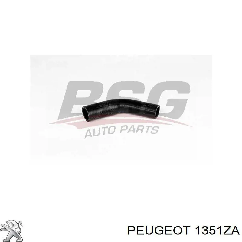 1351ZA Peugeot/Citroen шланг/патрубок системи охолодження