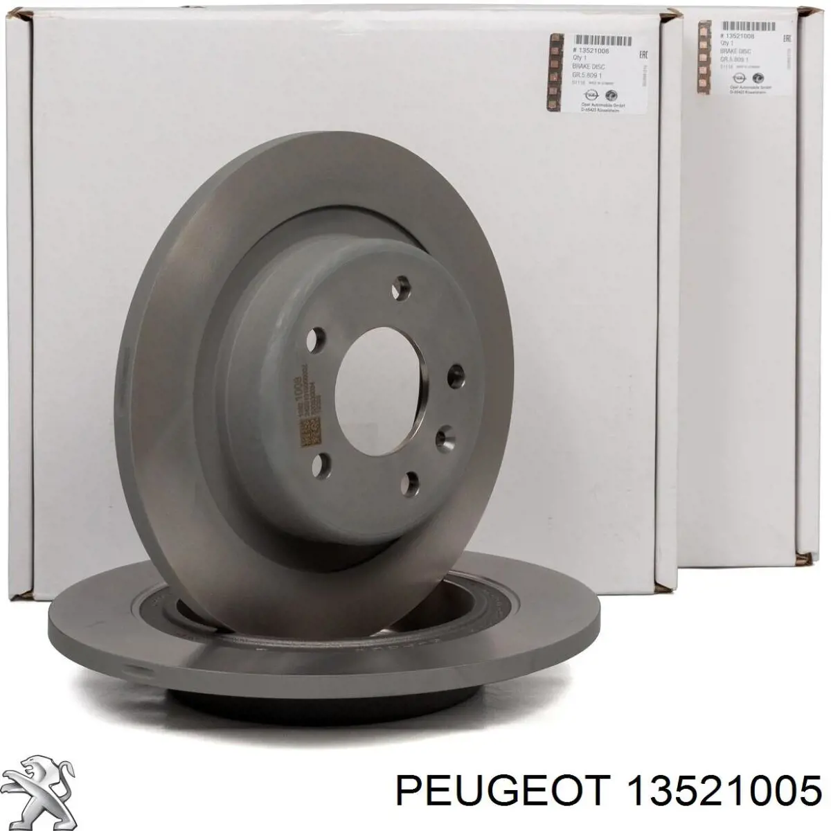 Диск переднього гальма Peugeot/Citroen 13521005 ціна, від 72.59 USD