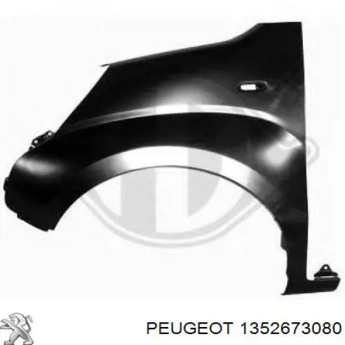 1352673080 Peugeot/Citroen Крило переднє праве
