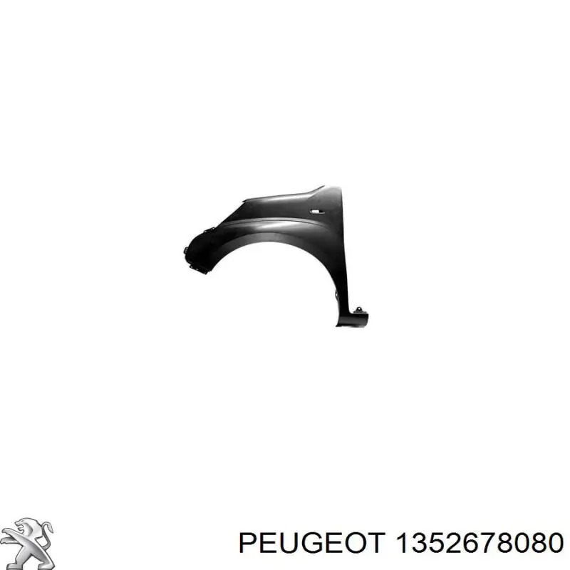 Крило переднє ліве 1352678080 Peugeot/Citroen