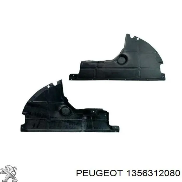 Захист двигуна, правий Peugeot/Citroen 1356312080 ціна, від 21.83 USD