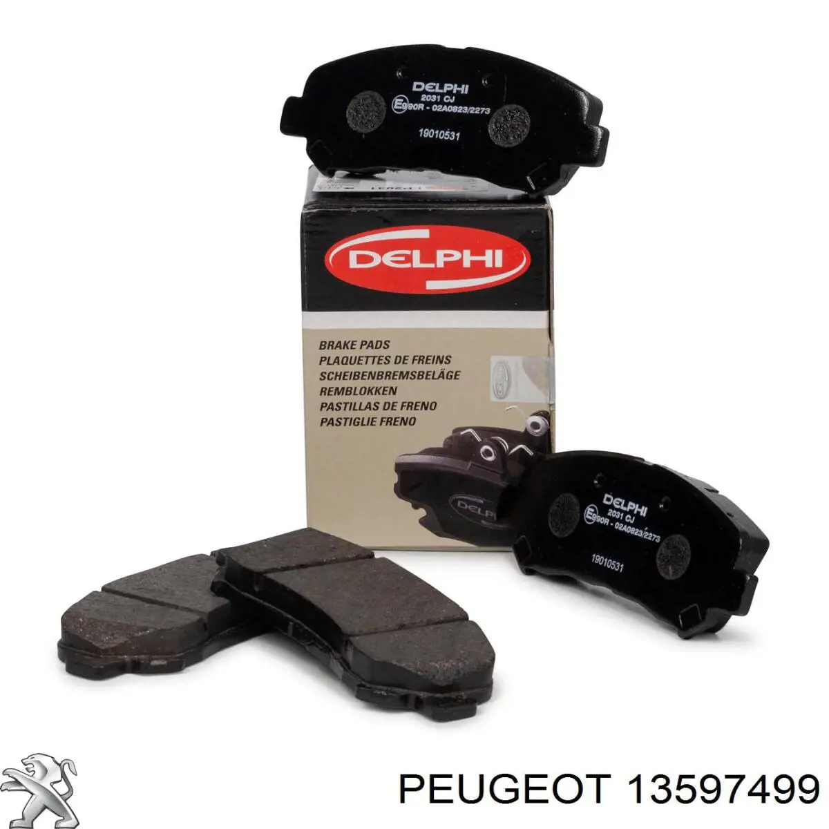 Купити 13597499 Peugeot/Citroen Кнопка приводу замка задніх 3/5 дверей (ляди)