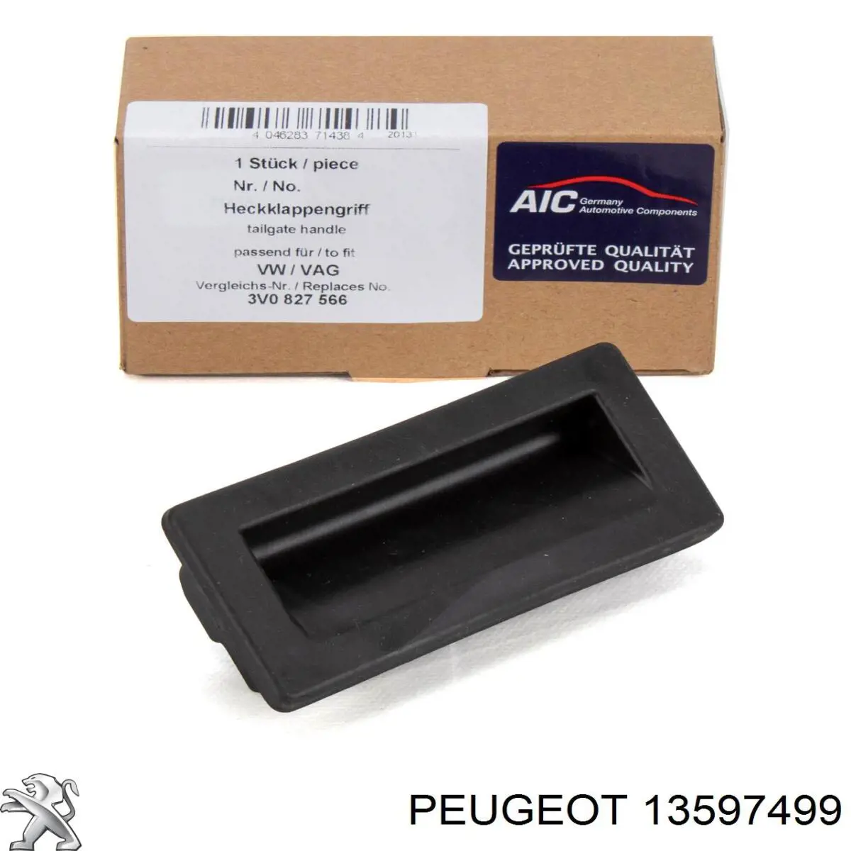 13597499 Peugeot/Citroen Кнопка приводу замка задньої 3/5 двері (ляди)