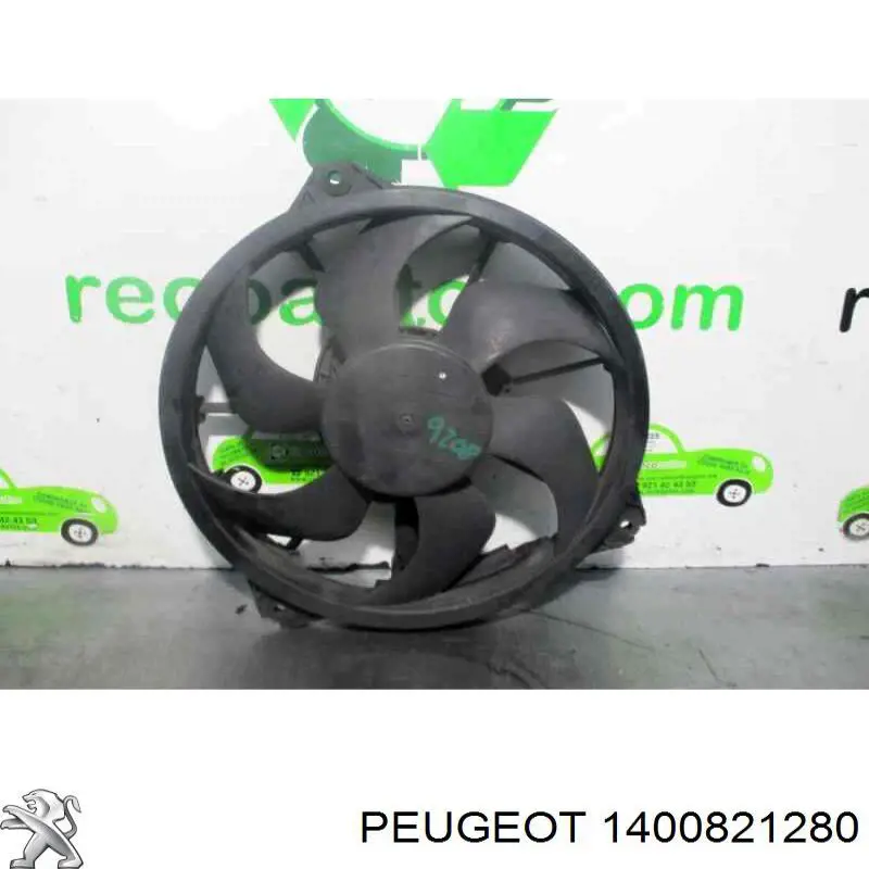 Вентилятор системи охолодження лівий Peugeot/Citroen 1400821280 ціна, від 52.48 USD