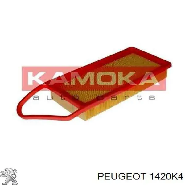 Корпус повітряного фільтра, верхня частина Peugeot/Citroen 1420K4 ціна, від 5.49 USD