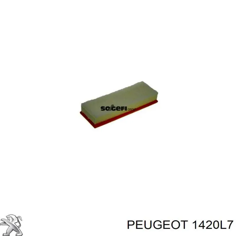 Корпус повітряного фільтра Peugeot 207 (WA, WC) (Пежо 207)